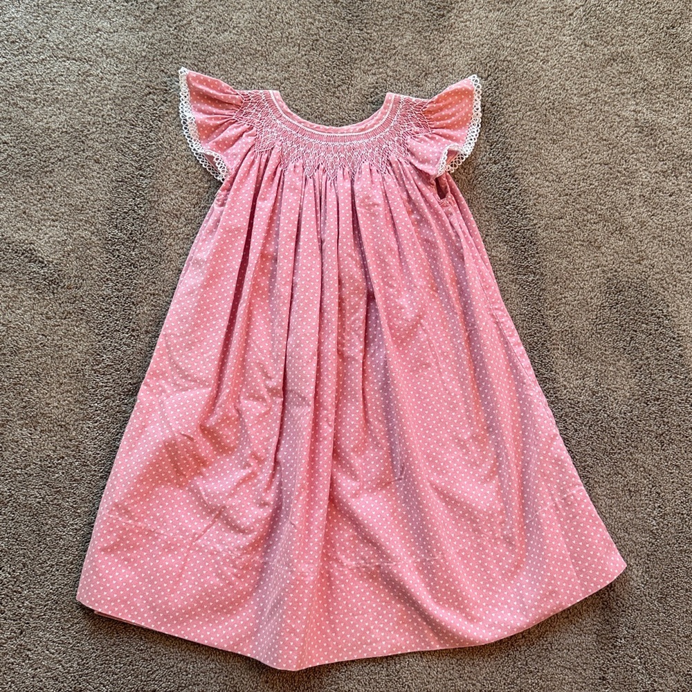 Smocked Pink Dress